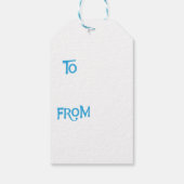 クリスマスデンマーク語 – スウェーデン語の農犬 ギフトタグ (裏面)