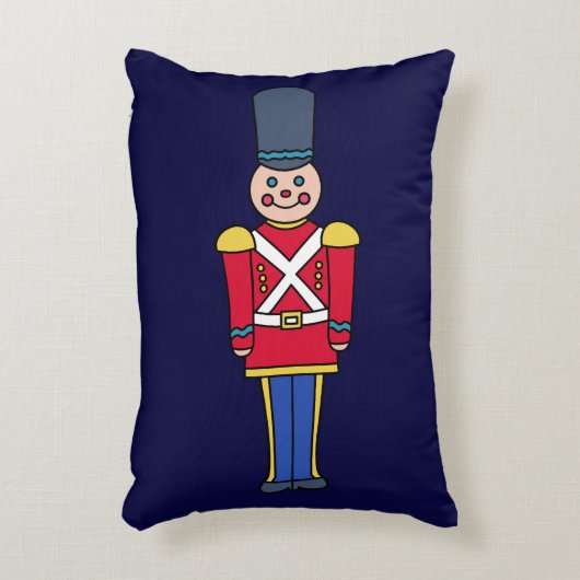 クリスマストイソルジャー装飾用クッション アクセントクッション (正面(垂直))