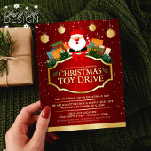 クリスマストイドライブチャリティー募金レッドサンタ チラシ