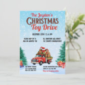 クリスマストイドライブファミリーまたはチャリティ企業のー 招待状 (スタンド正面)