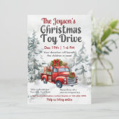クリスマストイドライブファミリーまたはチャリティ企業のー 招待状 (スタンド正面)