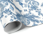 クリスマストイレデュジュイビクトリアンヴィンテージホリデー ラッピングペーパー (ロールコーナー)