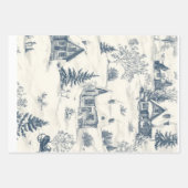 クリスマストイレパターンアクセサリー ラッピングペーパーシート (正面2)