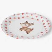 クリスマストインデアファースト誕生日紙プレート ペーパープレート (アングル)