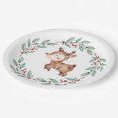 クリスマストインデアファースト誕生日紙プレート ペーパープレート (アングル)