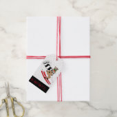 クリスマストインデナースキー ギフトタグ (より糸付き)