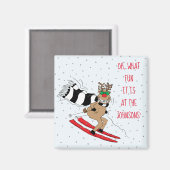 クリスマストインデナースキー マグネット (正面/裏面)