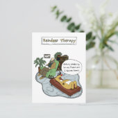 クリスマストインデナーセラピー |漫画おもしろい シーズンポストカード (スタンド正面)