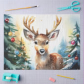 クリスマストインデナーティッシュペーパー 薄葉紙 (クラフト)