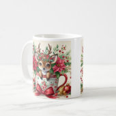 クリスマストインデナーマグカップ2 コーヒーマグカップ (正面左)