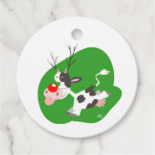 クリスマストインデナーメッセージカード フェイバータグ (正面)