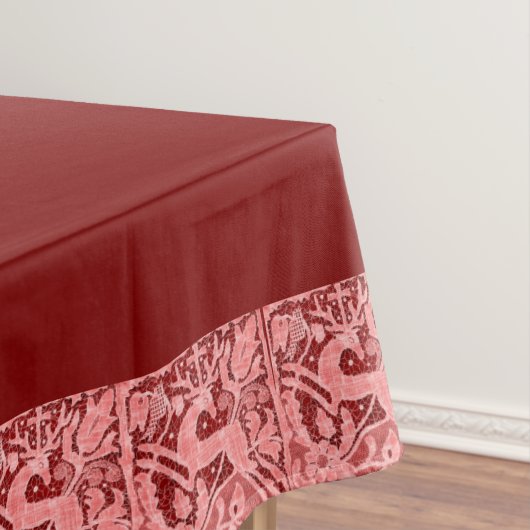 クリスマストインデナーレース60インチx 104インチ テーブルクロス (インサイチュ)