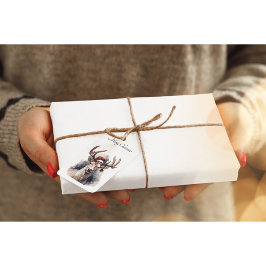 クリスマストインデナー、カスタマイズ可能 ギフトタグ