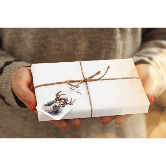 クリスマストインデナー、カスタマイズ可能 ギフトタグ