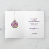 クリスマストゥーザツリーファンシーオーナメントホリ シーズンカード (内部)