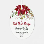 クリスマストゥールニューホームフローラオーナメント メタルオーナメント (正面左)