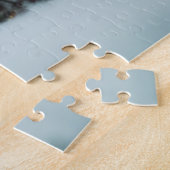 クリスマストウヒの枝と冬灯 ジグソーパズル (側面)