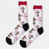 クリスマストゲンブルクベビーヤギの願い ソックス (左)