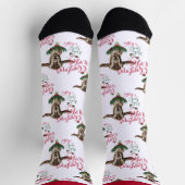 クリスマストゲンブルクベビーヤギの願い ソックス (上部)