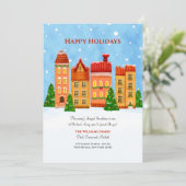 クリスマストタウンハウシズニューホームホリデーカード シーズンカード (スタンド正面)