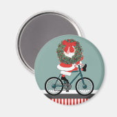 クリスマストッキングのスタッファー マグネット (正面/裏面)