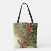 クリスマストトートバッグヴィンテージサンタクローレトロクリスマス トートバッグ (裏面)