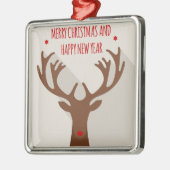 クリスマストナカイお尻カッコいいエルモダンク メタルオーナメント (左)