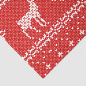 クリスマストナカイのジャンパーニット模様 薄葉紙 (詳細)