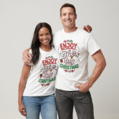クリスマストナカイのプレゼント Tシャツ (ユニセックス)