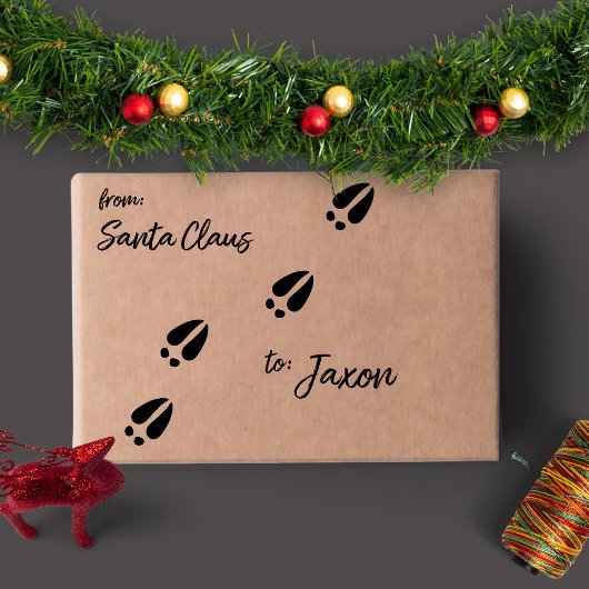 クリスマストナカイの宝石版 セルフインキングスタンプ