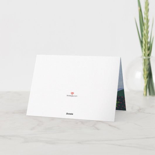 クリスマストナカイの森の動物が明メリーるい シーズンカード (裏面)