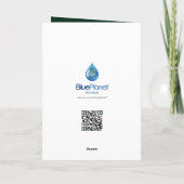 クリスマストナカイの醜いセーターのグリーティングカード シーズンカード (裏面)