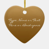 クリスマストナカイオーナメントパーソナライズ装飾 セラミックオーナメント (正面)