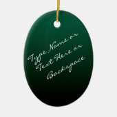 クリスマストナカイオーナメントパーソナライズ装飾 セラミックオーナメント (正面)