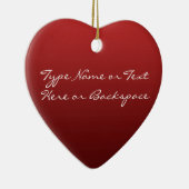 クリスマストナカイオーナメントパーソナライズ装飾 セラミックオーナメント (右)