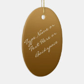 クリスマストナカイオーナメントパーソナライズ装飾 セラミックオーナメント (右)