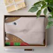 クリスマストナカイティッシュペーパー 薄葉紙 (ギフト)