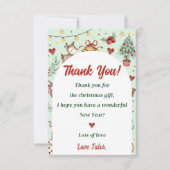 クリスマストナカイパーティー サンキューカード (正面)