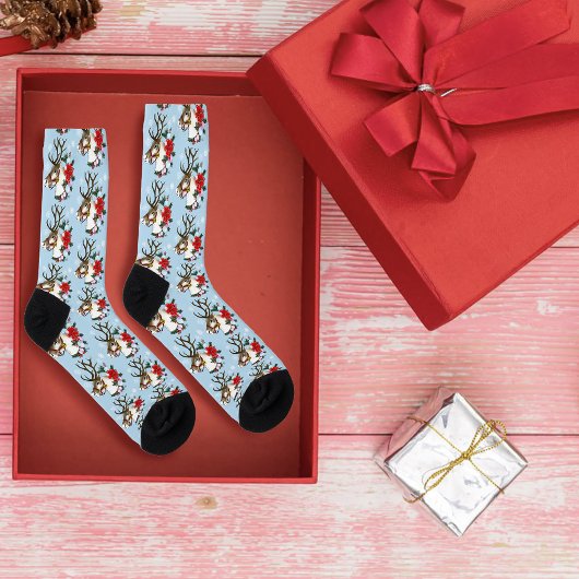 クリスマストナカイリースオーナメント ソックス
