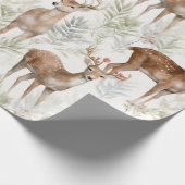 クリスマストナカイヴィンテージ ラッピングペーパー (角)