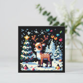 クリスマストナカイ冬ワンダーランドピクセルアート (スタンド正面)