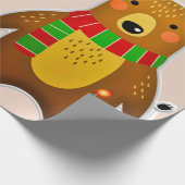 クリスマストナカイ包装紙 ラッピングペーパー (角)