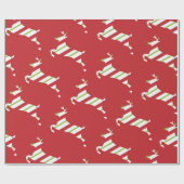 クリスマストナカイ包装紙 ラッピングペーパー (フラット)