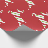 クリスマストナカイ包装紙 ラッピングペーパー (角)