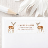 クリスマストナカイ差出人住所ラベル ラベル (インサイチュ)