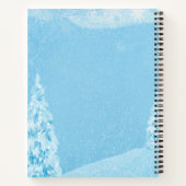 クリスマストナカイ水牛のプレイドフォレスト ノートブック (裏面)