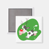 クリスマストナカイ磁石 マグネット (正面/裏面)