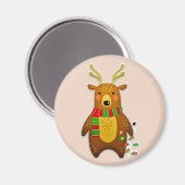 クリスマストナカイ磁石 マグネット (正面/裏面)