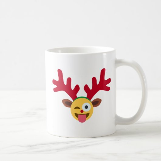 クリスマストナカイ絵文字 コーヒーマグカップ (右)