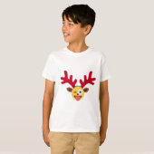 クリスマストナカイ絵文字 Tシャツ (正面フル)